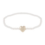Lovely pendant pearl brace g/white