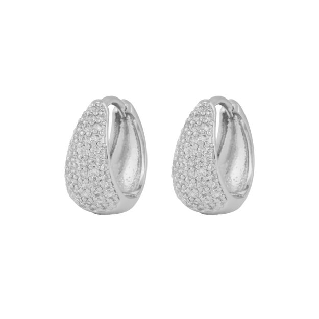 Essential Honey crystal oval ear s/clear