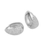 Essential Honey crystal oval ear s/clear