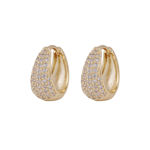 Essential Honey crystal oval ear g/clear