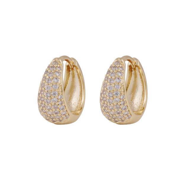 Essential Honey crystal oval ear g/clear