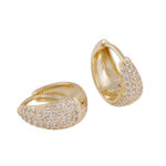 Essential Honey crystal oval ear g/clear