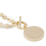 Essential coin pendant neck 45 plain g