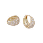 Essential Honey crystal small oval ear g/clear