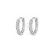 Essential small crystal ring ear s/clear