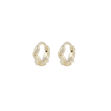 Wave small ring ear plain g