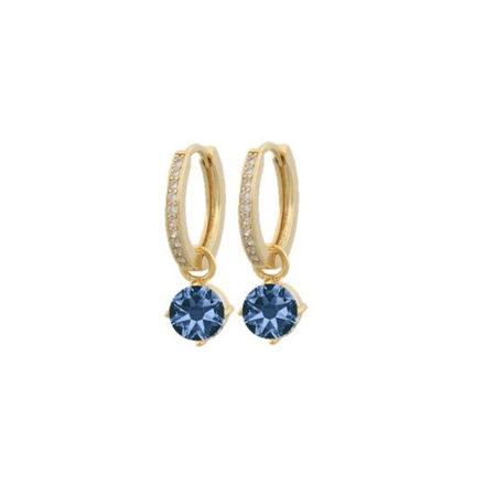 Sprinkles Rola ring ear g/blue