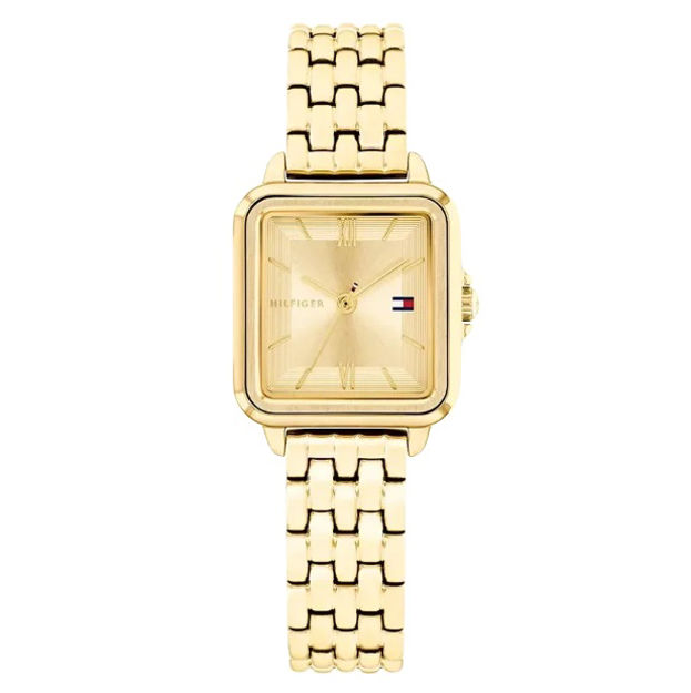 Tommy Hilfiger dameur gullfarget stål 24mm 3 ATM