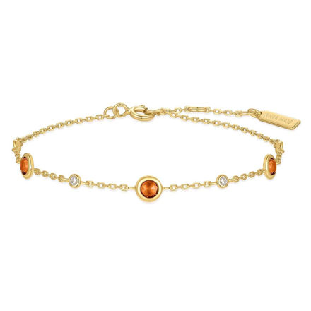 Ania Haie gold nano gem station bracelet