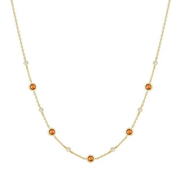 Ania Haie gold nano gem station necklace