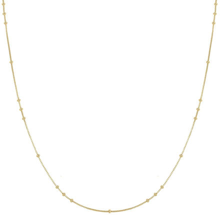 Ania Haie gold mini bead station necklace