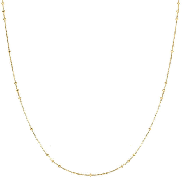 Ania Haie gold mini bead station necklace