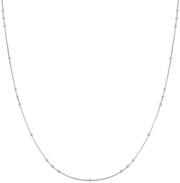 Ania Haie silver mini bead station necklace