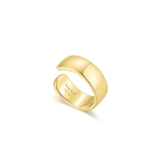Ania Haie gold daily ear cuff 9mm