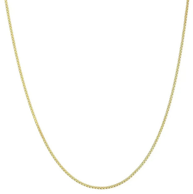 Ania Haie gold flat S link chain necklace 