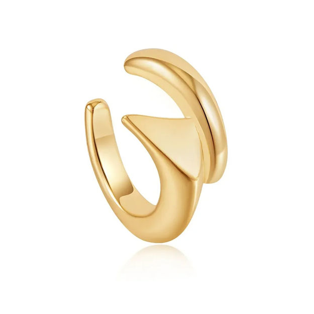 Ania Haie gold ear cuff spike wrap