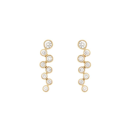 Gull ørepynt diamanter 0,29ct TW/SI