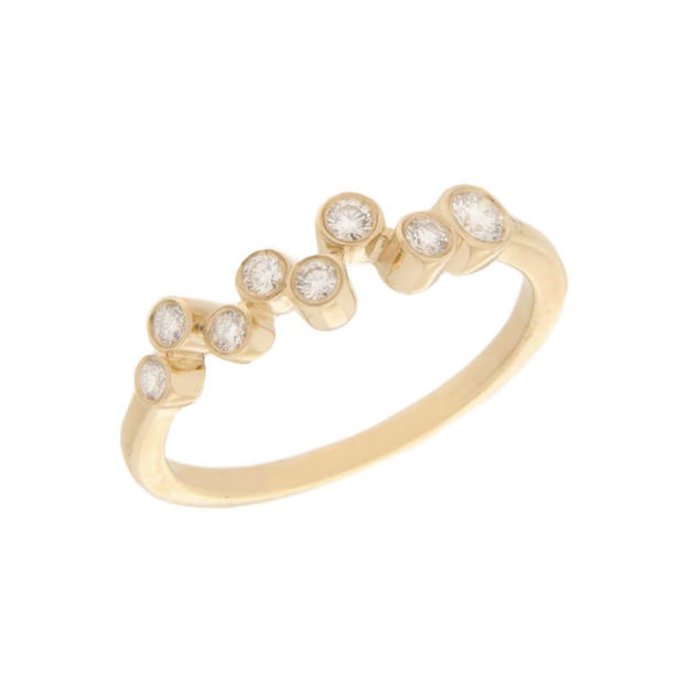Gull ring diamanter 0,20ct TW/SI