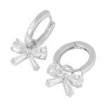 Eira bow ring ear s/clear