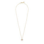 Eira bow pendant neck 45 g/clear