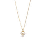 Eira tripple pearl pendant neck 45 g/white