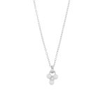 Eira tripple pearl pendant neck 45 s/white