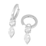 Eira navette ring ear s/clear