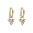 Eira crystal ring ear g/clear
