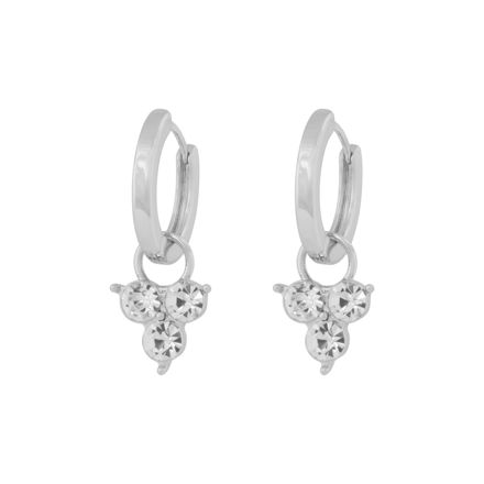 Eira crystal ring ear s/clear