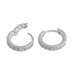 Twist twisted back ring ear s/clear