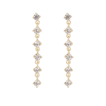 Noctelle long crystal ear g/clear