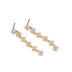 Noctelle long crystal ear g/clear