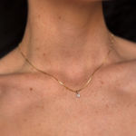Gull anheng rosett med 0,10ct TW/SI diamanter 