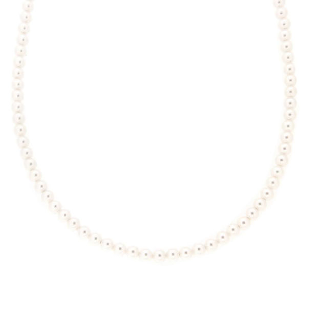 Perlekjede Swarovski 4mm 44+5cm