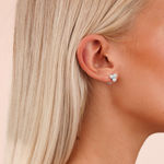 Eira tripple pearl ear s/white