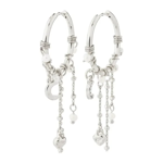 ARLET øreringer sølvbelagt