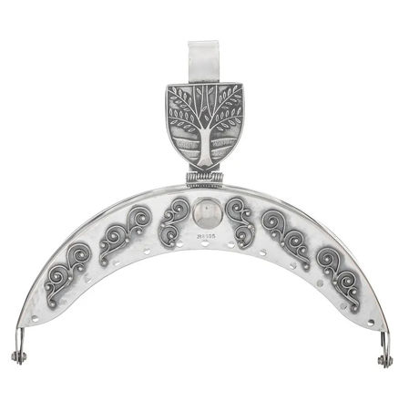 Veskelås m/filigran sølv oksidert