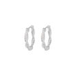 Twist ring ear s/clear