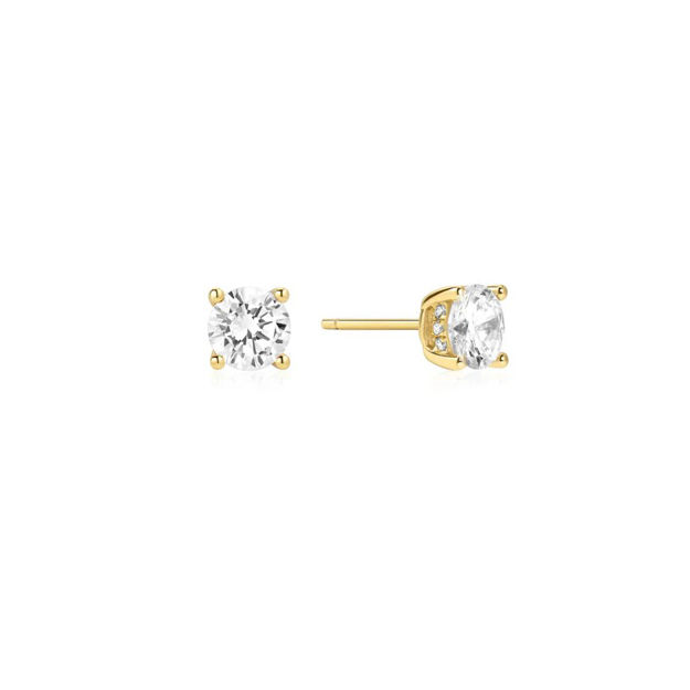 Ania Haie gold JUST YOU stud earrings 6mm