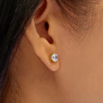 Ania Haie gold JUST YOU stud earrings 6mm