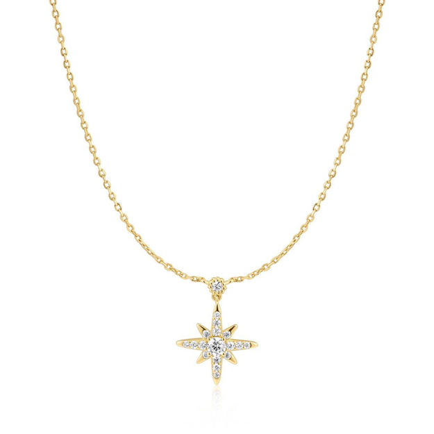 Ania Haie gold SPARKLING NOVA STAR necklace
