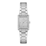 Guess Ladies Bejeweled stål 23mm 3atm  skive med blanke steiner og lenke