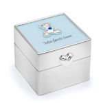 Min første tann lysblå forsølvet