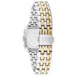 Tommy Hilfiger dameur tofarget stål  24mm 3 atm hvit skive & stål lenke