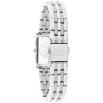 Tommy Hilfiger dameur stål med grønn skive & lenke 22mm 3 atm