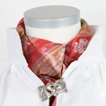 Victoria silkeskjerf orange