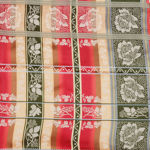 Eufemia silkeskjerf grønt, rødt & gult