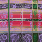 Eufemia silkeskjerf lilla, grønn, rød