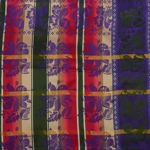 Gabriella silkeskjerf rød, lilla