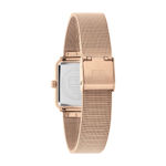 Tommy Hilfiger dameur stål & rose 24mm 3 ATM rose skive, mesh lenke